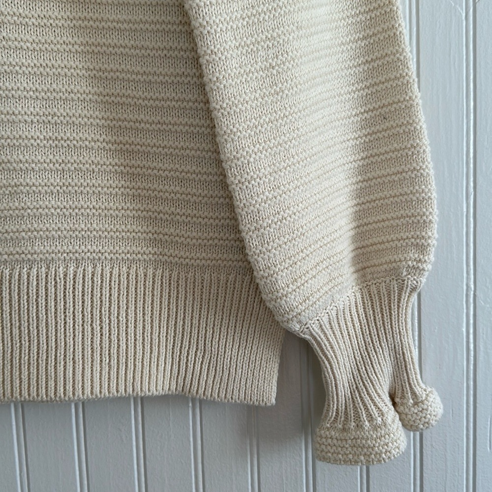 Madewell Ruffle-Neck Pullover Sweater - Picture 6 of 14